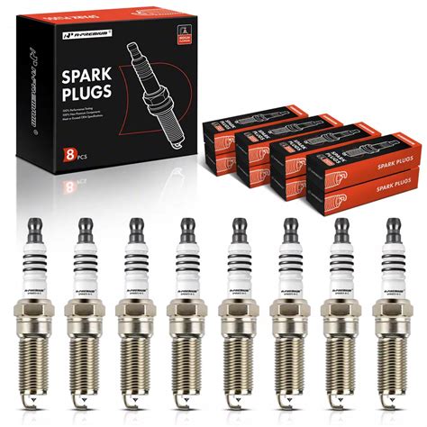 Mustang Iridium and Platinum Spark Plugs; Set of 8 (11-19 Mustang GT; 15-18 Mustang GT350 ...
