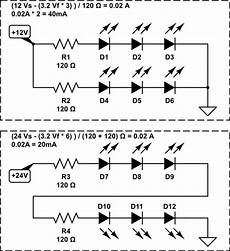 schematic led strip current serial chaining of led strips electrical schematic led strip current serial chaining of led strips electrical