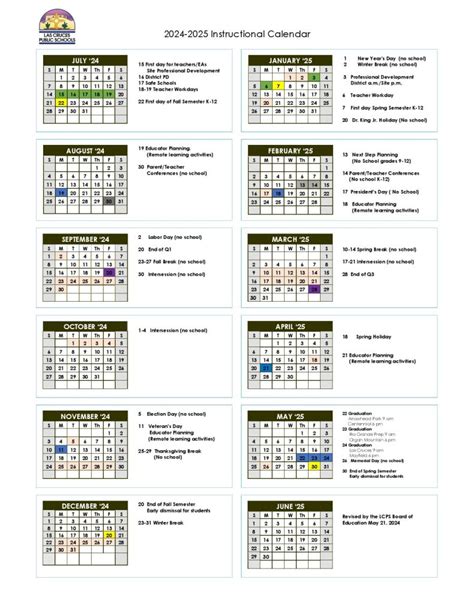 Las Cruces Public Schools Calendar 2025-2026 | LCPS Holidays