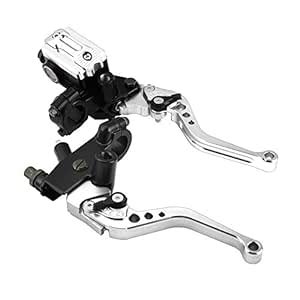 1 Pair Adjustable Break and Clutch Levers, 7/8" Universal Motorcycle ...