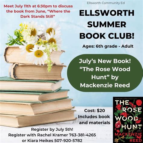 Ellsworth Summer Book Club, 513 S BROADWAY ST, Ellsworth, MN, United ...