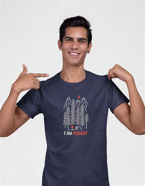 Pahadi at Heart Unisex Travel T-shirts | Buy Tees Online – bohoboxin