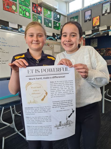 Beyond the Ballot » Wairakei Primary School