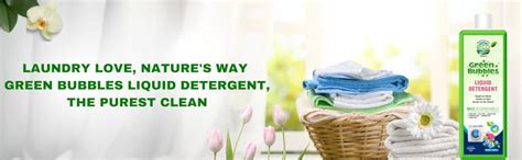 GREENBUBBLES Plant-Based Fragrance Liquid Detergent - Biodegradable ...