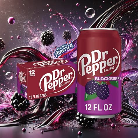 Dr Pepper USA Blackberry Full Case 12 x 355ml Cans – Candy America