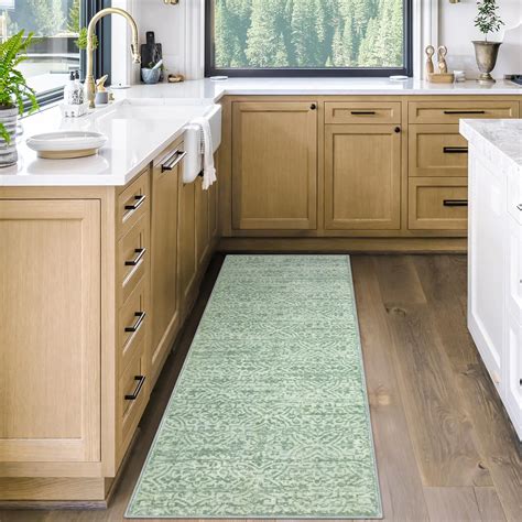 Amazon.com: Wonnitar Modern Kitchen Rug Runner, 2'6"x8' Washable Rug ...