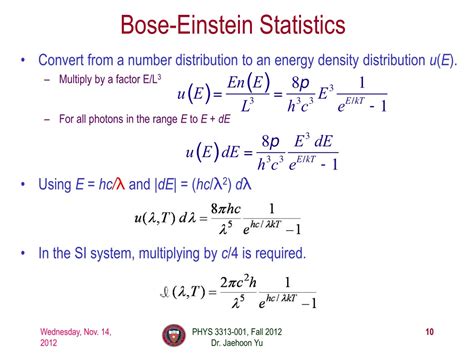 PPT - Quantum Theory of Conductivity: Bose-Einstein Statistics and ...