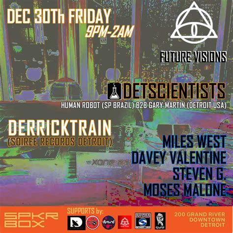 Future Visions Label Party - Spkrbox DETROIT at Spkrbox, Detroit