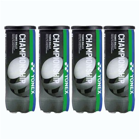Yonex Championship (TB-CS3) Tennis Balls (4 Cans-12 balls) – Sportswing.in