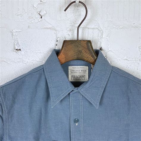 fullcount | 4810 basic chambray shirt blue – stuf|f-official