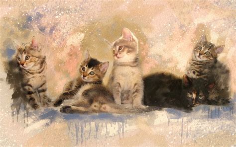 Painting Of Kittens