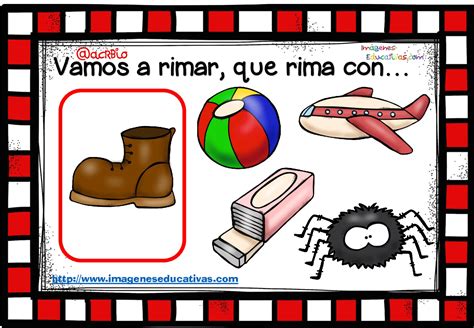 RECURSOS Y ACTIVIDADES PARA EDUCACIÓN INFANTIL: PALABRAS QUE RIMAN