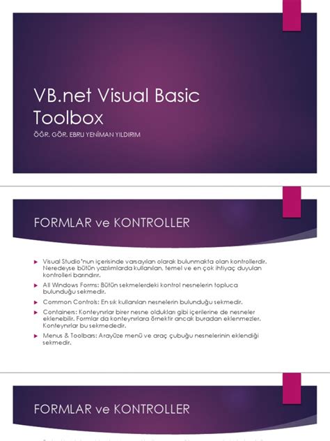 Image result for Visual Basic 2010 Tool Box