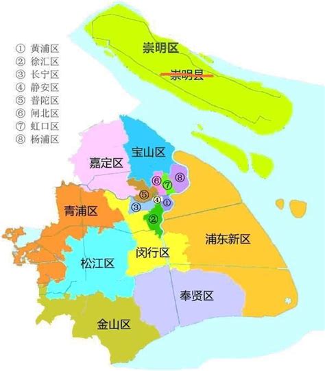 上海各区地图之上海各区房价分布图——上海各区排名及上海各区地位与特征 _浦东新区