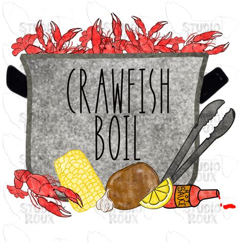 Buy Crawfish Boil PNG Digital Download Crawfish Sublimation Online in ...