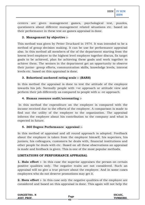 Human Resource Management 41 53 - BBM SANGEETHA. N ASST. PROF. Page ...