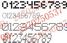 9p点阵字体3-点状字体-银行字体- 银行字体下载 QQ:2570250537
