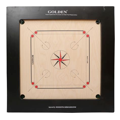 Buy KD Golden Carrom Board Game Board Champion Bulldog Jumbo English ...