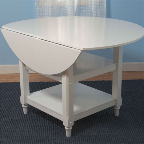 Round Drop Leaf Dining Table With Extra Leaves at Dominic Nanya blog