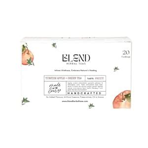 Blend Herbal Teas - Turkish Apple + Green Tea-20 Teabags Herbal Teas ...