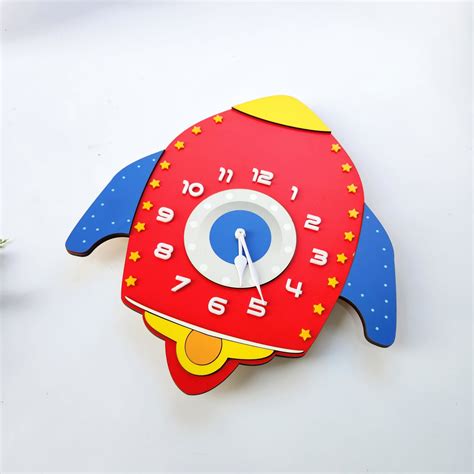 ROCKET CLOCK – LAND FOR KIDS