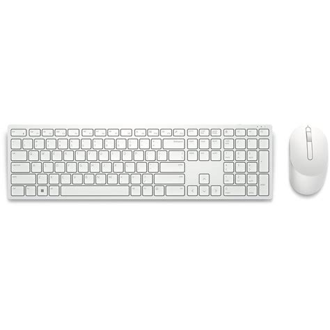 Buy in India Dell KM5221W Pro Wireless Keyboard and Mouse Combo (White ...