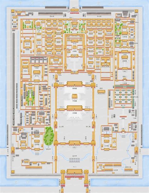 Forbidden City Beijing Plan