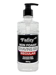 Fabzy London Regular Non Foaming Shaving Gel for Men With Aloe Vera n ...