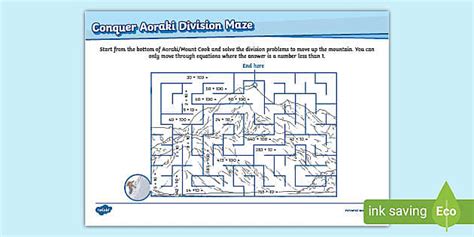 Conquer Aoraki Division Maze