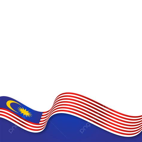 Malaysia Flag Ribbon Border Frame Vector, Malaysia, Malaysian Flag Ribbon, Malaysia Flag Border ...