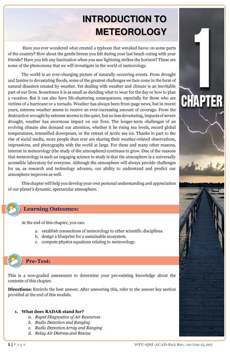 Image result for Meteorology Lessons