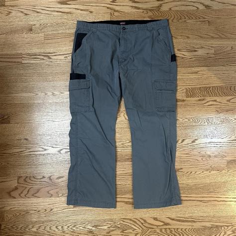 40x30 grey dickie cargo pants Very good condition... - Depop