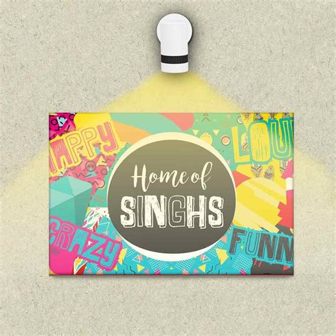 Personalized Name Plate Designs for your Home, Office & Main Gate ...