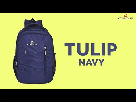 School Backpack - Cosmus TULIP Navy/Black 30 Litre Backpack for Office ...
