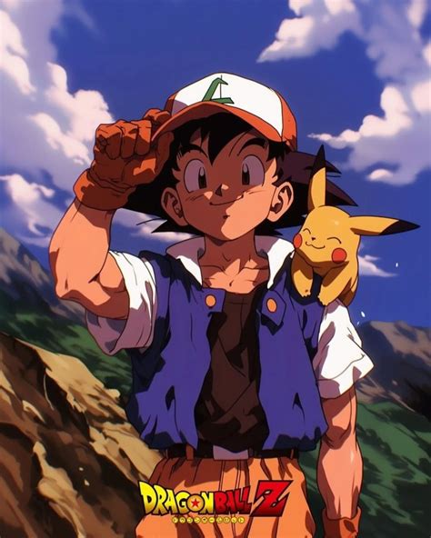 Ash Ketchum across multiverse #anime #ash #dragonball #goku nel 2025 | Stampe