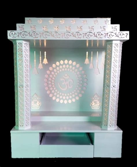 Buy Maroon Studio, Korean Marble, Wooden Temple, Fully Handmade, Home ...