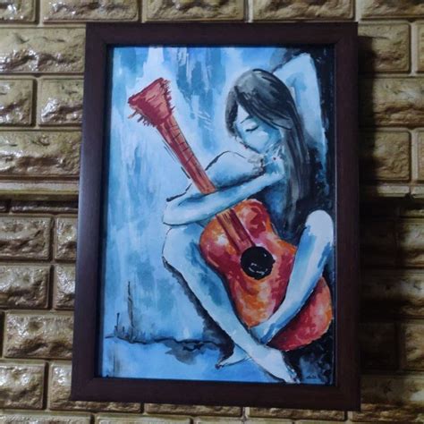 The Mysterious Musician - Hand Painted By Sneha