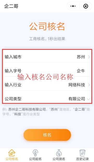 工商注册核名查询系统_企业名称核名查询系统_上海注册公司核名