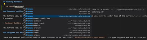 Markdown and Visual Studio Code