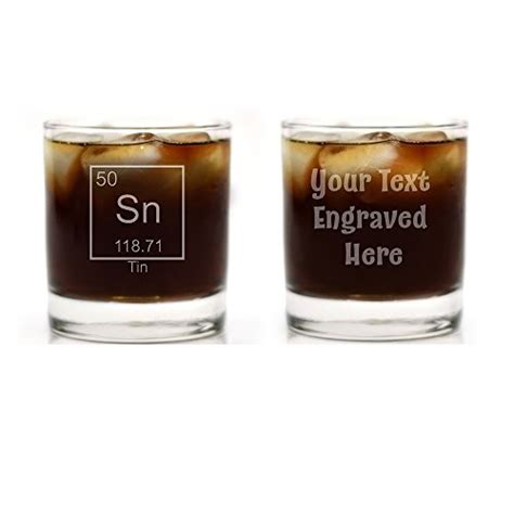 Buy Engraved Tin 10th Anniversary Periodic Table of Elements Glass ...