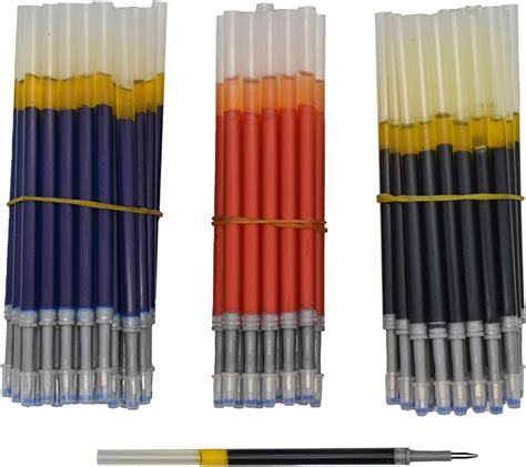 Amazon.com : Maydahui 100PCS Retractable Gel Ink Pen Refills 3 Colors ...