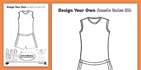 Football Shirt Design Template | Design Your Own AFL Kit