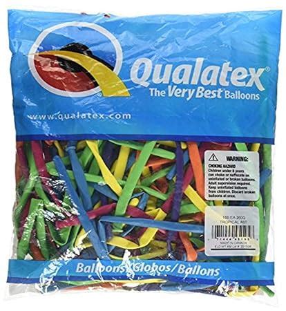 Qualatex 260Q Biodegradable Latex Balloons 100-Units per pack (1-Pack ...