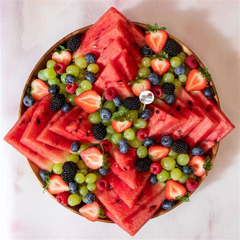 One in a Melon Platter with Blissful Berries and Juicy Strawberries