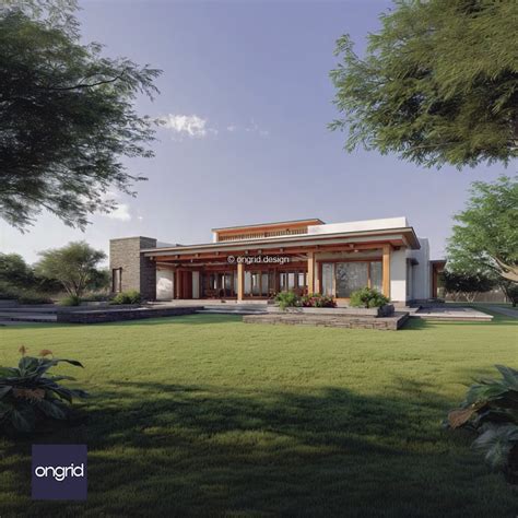 Modern Courtyard House Plan - Indoor-Outdoor Living – Ongrid Design