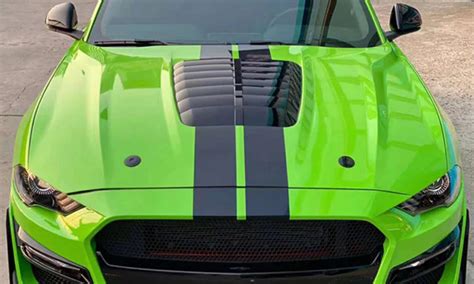 2015-2017 Ford Mustang GT500 Style Vented Aluminum Hood