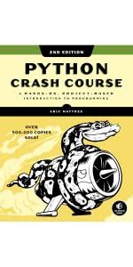 Image result for Automate the Boring Stuff Python Crash Course Books