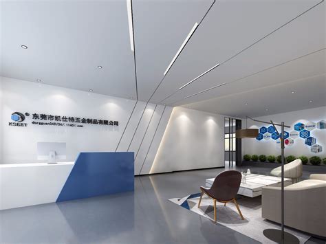 150平方小型创意办公室装修设计案例效果图_岚禾办公空间设计