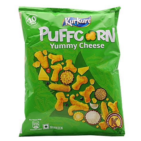 Buy Kurkure Namkeen Puffcorn Yummy Cheese 28 Gm Online at the Best ...