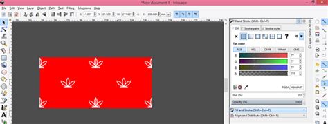 Inkscape Create Pattern 的图像结果
